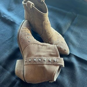 Sam Edelman brown suede booties